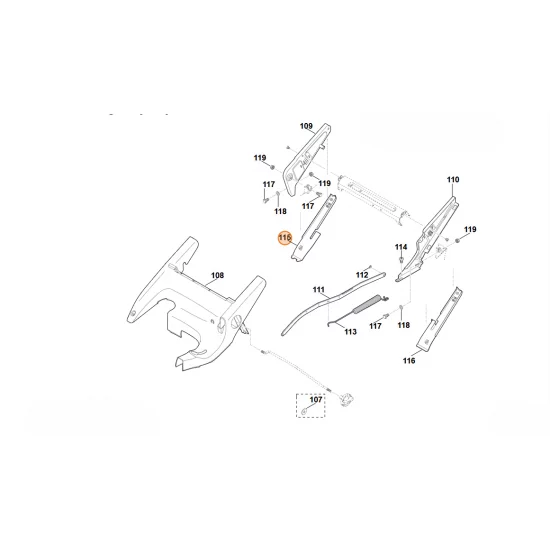 Stihl  Pokrywa 6375 706 0730
